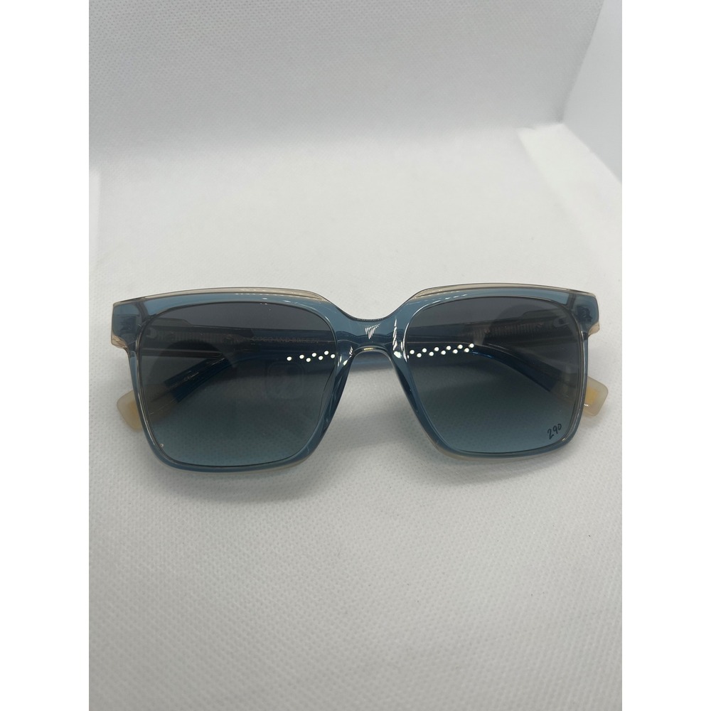 Coco and Breezy Womens Designer Sunglasses Blue Tinted Lens Square Frame Eyewear